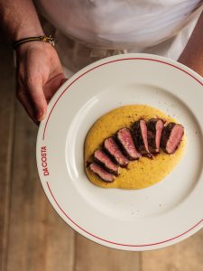A Da Costa dish on a plate